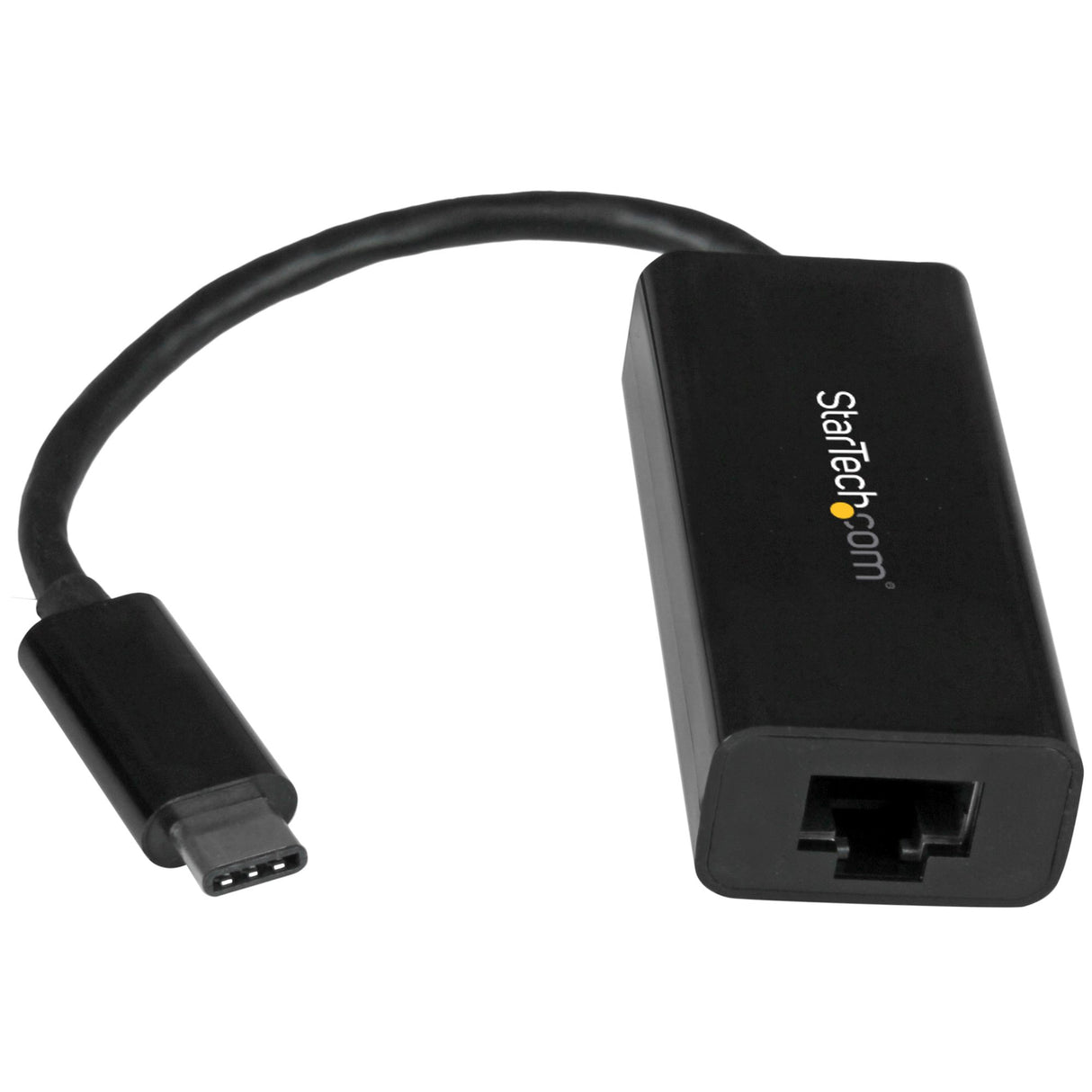 StarTech.com Adaptador de Red Ethernet Gigabit USB-C - Adaptador externo USB 3.0 a RJ45 - USB Tipo C a Ethernet - Negro tarjetas de red Alámbrico USB Ethernet 1