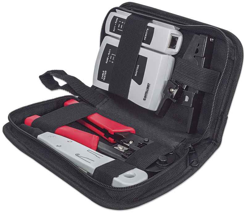 Intellinet Kit de herramientas para red con 4 piezas Cable Negro 144 g Si Si