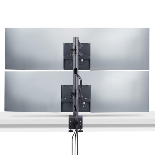 StarTech.com Soporte de Sobremesa para Dos Monitores Apilados Verticalmente de 49" 16:9 o 32:9 - Capacidad de Carga