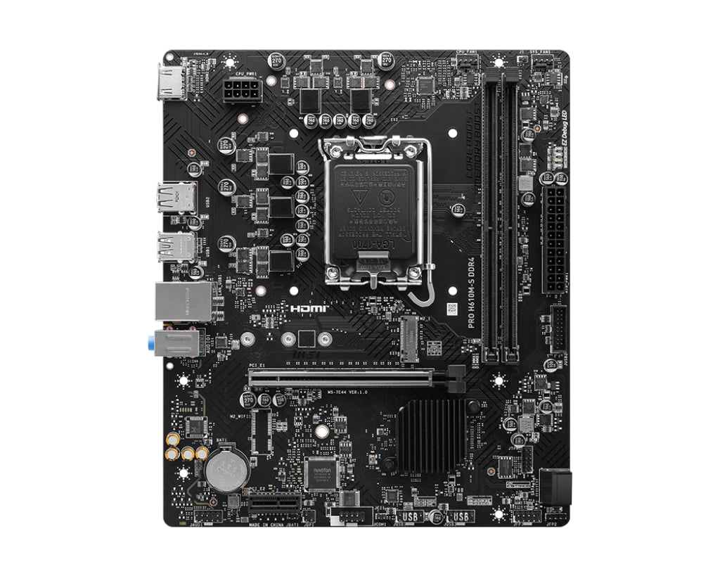 MSI PRO H610M-E DDR4 placas base Intel LGA 1700 Intel® Core™ i9 1