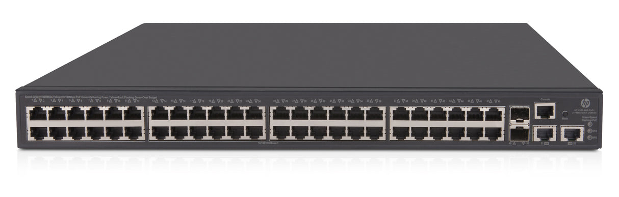 HPE OfficeConnect 1950 48G 2SFP+ 2XGT PoE+ Gestionado L3 Gigabit Ethernet (10/100/1000) Energía sobre Ethernet (PoE) 1U