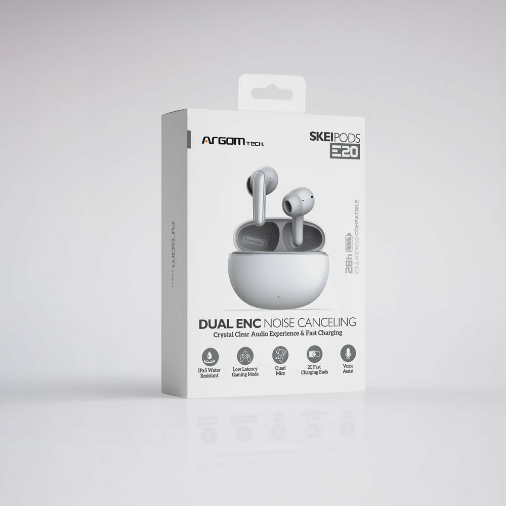 ArgomTech SkeiPods E20 Auriculares True Wireless Stereo (TWS) Intra auditivo Llamadas/Música/Deportes/Diario Bluetooth B