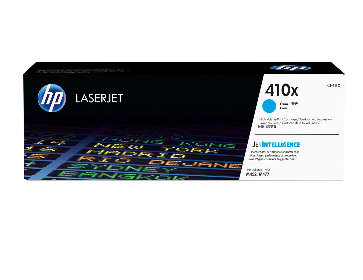 HP MG09SCA18TE - HP Cartucho de tóner original LaserJet 410X cian de alta capacidad