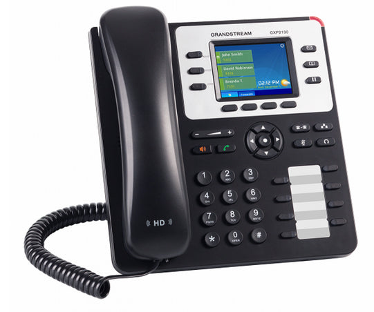 GXP2130, Teléfono IP HD, 3 SIP/Líneas, PoE, 8 Teclas BLF, GigaEth, Bluetooth