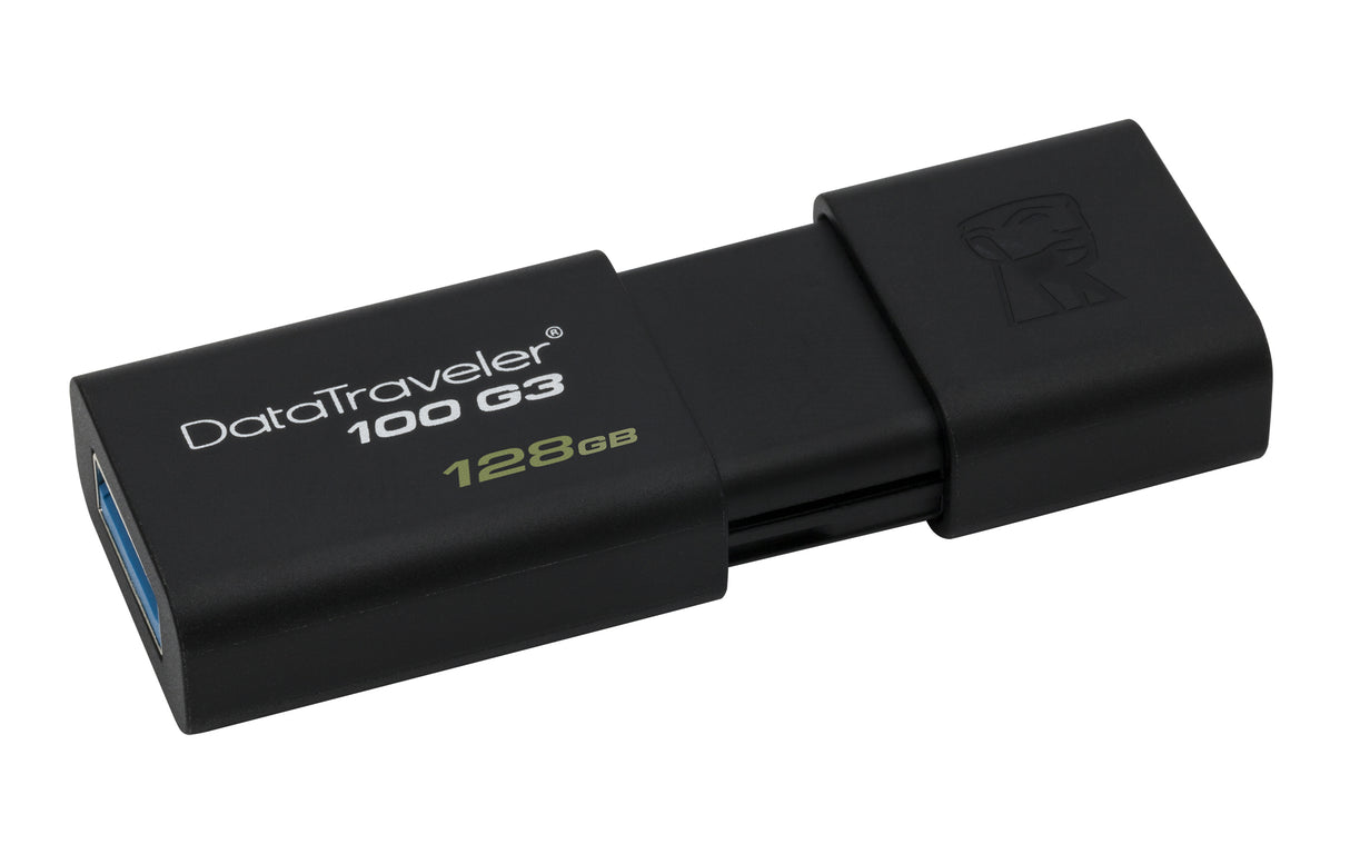 Kingston Technology DataTraveler 100 G3 Memoria Flash 128 GB USB tipo A 3.2 Gen 1 (3.1 Gen 1) 100 MB/s