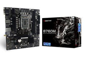 Biostar B760MX2-E D4 placa base Intel B760 LGA 1700 Micro ATX, DDR4-SDRAM, DIMM