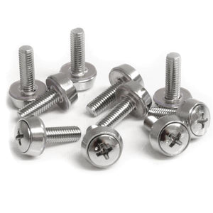 StarTech.com Caja de 50 Tornillos de Montaje M5 para Rack Gabinete de Servidores Accesorios para rack Tornillo Plata 295