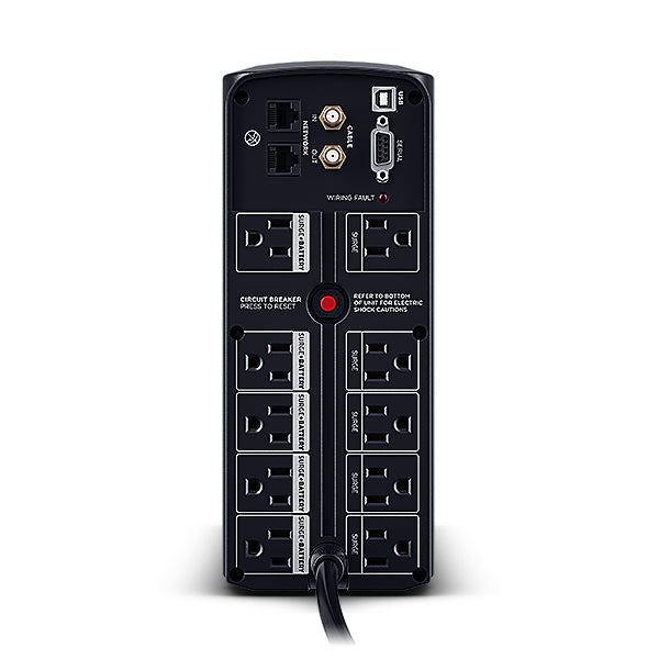 CyberPower CP850AVRLCDA UPS Línea interactiva 0,85 kVA 510 W Seno