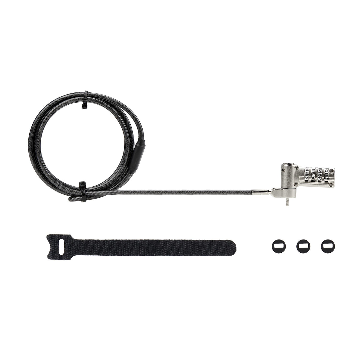 StarTech.com Cable de 2m Universal de Seguridad para Portátiles - Cable con Candado para Portátiles Compatible con Noble