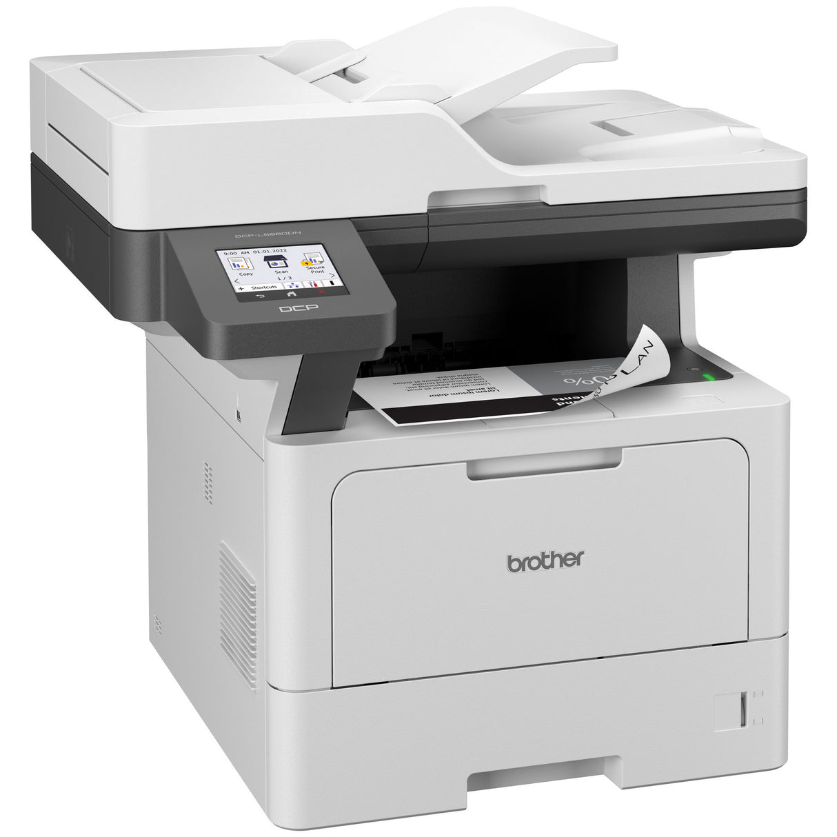 Brother DCP-L5660DN Impresora Multifunción Laser Negro, Gris