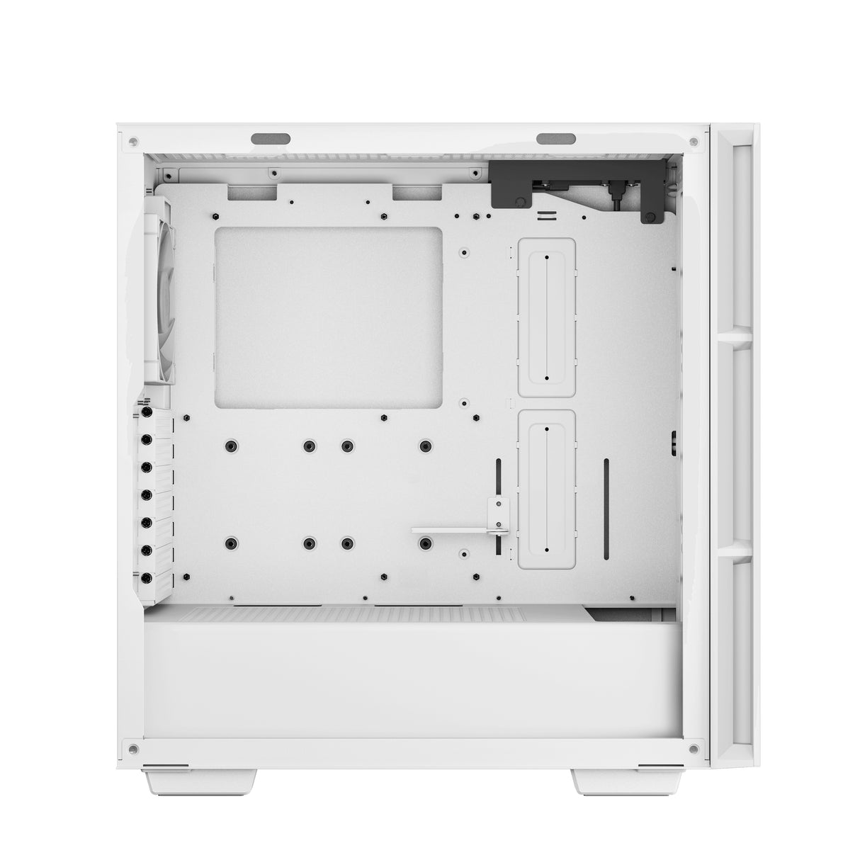 DeepCool CH560 WH carcasas ordenador ABS, Acero, Vidrio templado Midi Tower PC Blanco