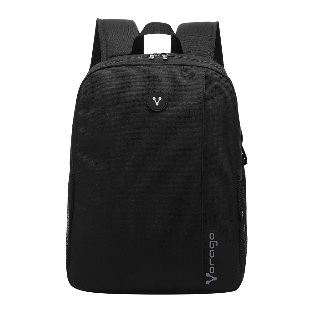 Vorago BP-201 mochila Mochila casual Negro Espuma de etil vinil acetato (EVA), Poliéster