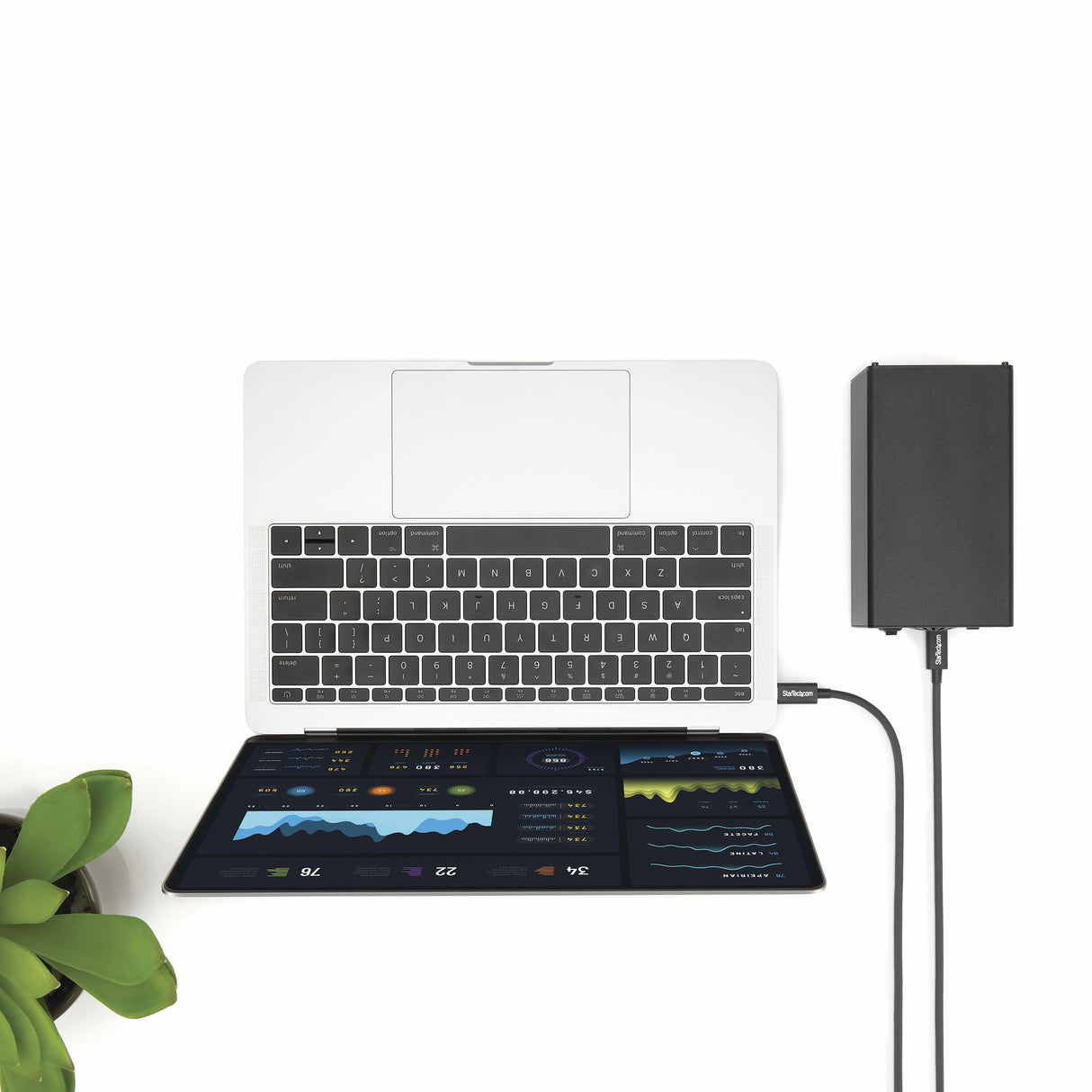StarTech.com Cable Thunderbolt 3 Pasivo de 2m - 20Gbps - PD 100W - Vídeo 4K - Cable Thunderbolt - Certificado Thunderbolt - Compatible con USB4 / Modo Alt DP - Thunderbolt 4 - USB 3.2 - USB-C Cable Masculino Masculino 2 m 20 Gbit/s