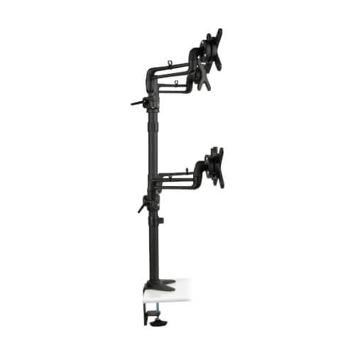 Tripp Lite DDR1327SQFC Soporte Cuádruple de Escritorio Articulado de Brazo Flexible de Movimiento Completo para Monitore