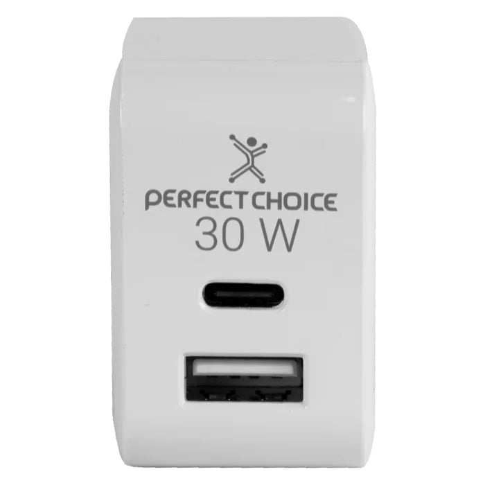 Perfect Choice PC-240426 cargador de dispositivo móvil Universal Blanco Corriente alterna Carga rápida Interior