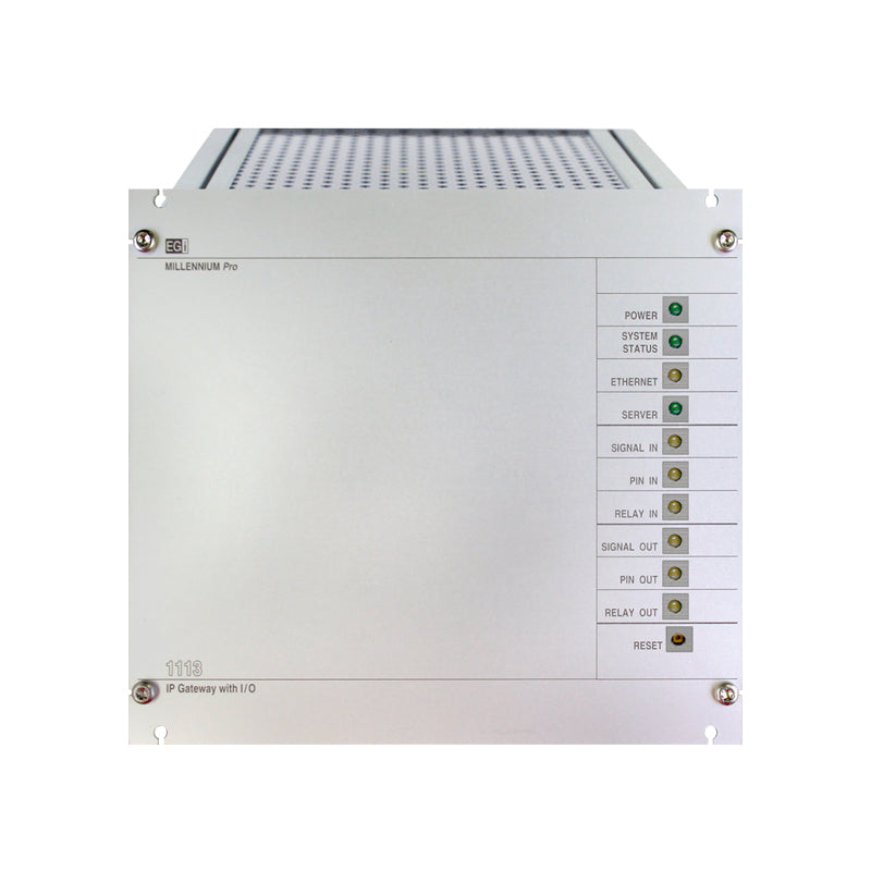 EGI AUDIO SOLUTIONS 1113 amplificador de audio digital Ethernet Plata