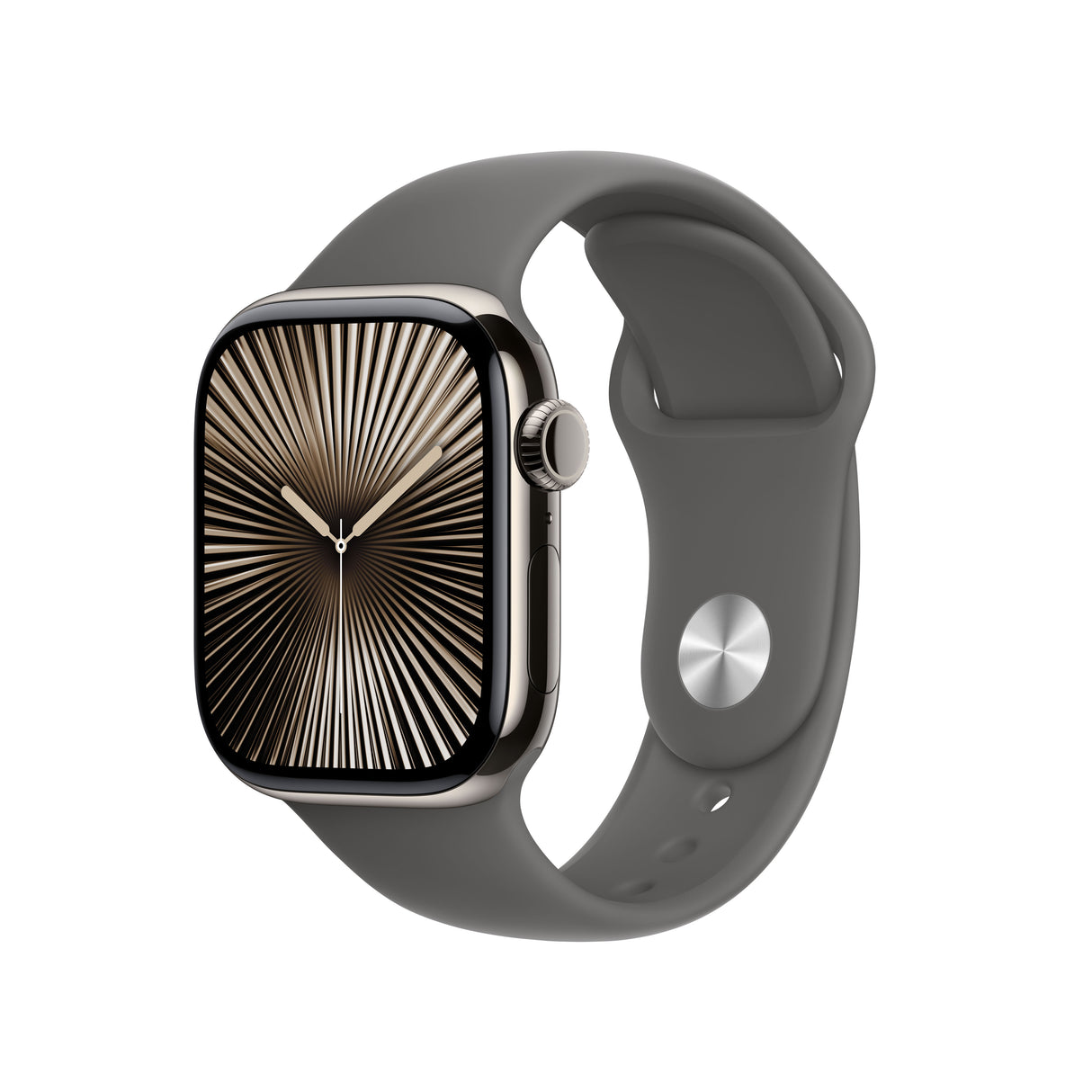 Apple MWXD3AM/A - Apple Watch Series 10 OLED 42 mm Digital 374 x 446 Pixeles Pantalla táctil 4G Titanio Wifi GPS (satélite)
