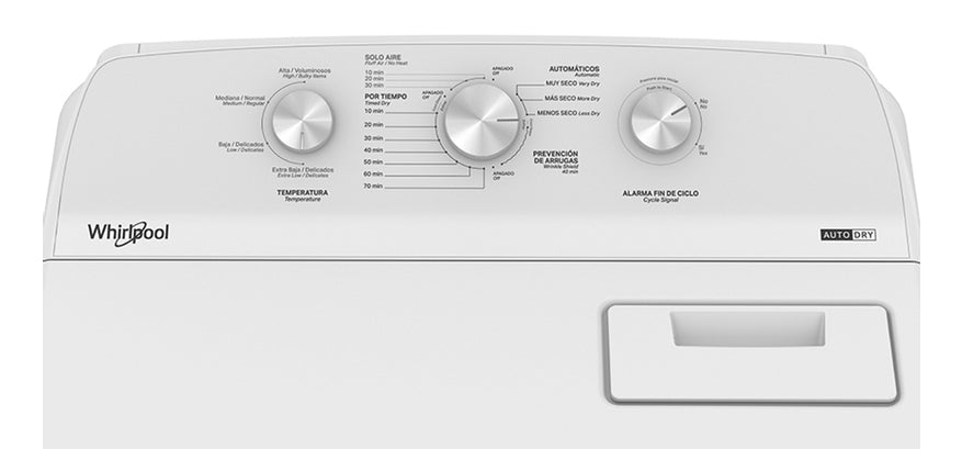 Whirlpool 7MWGD1730JQ secadora Independiente Carga frontal 18 kg Blanco