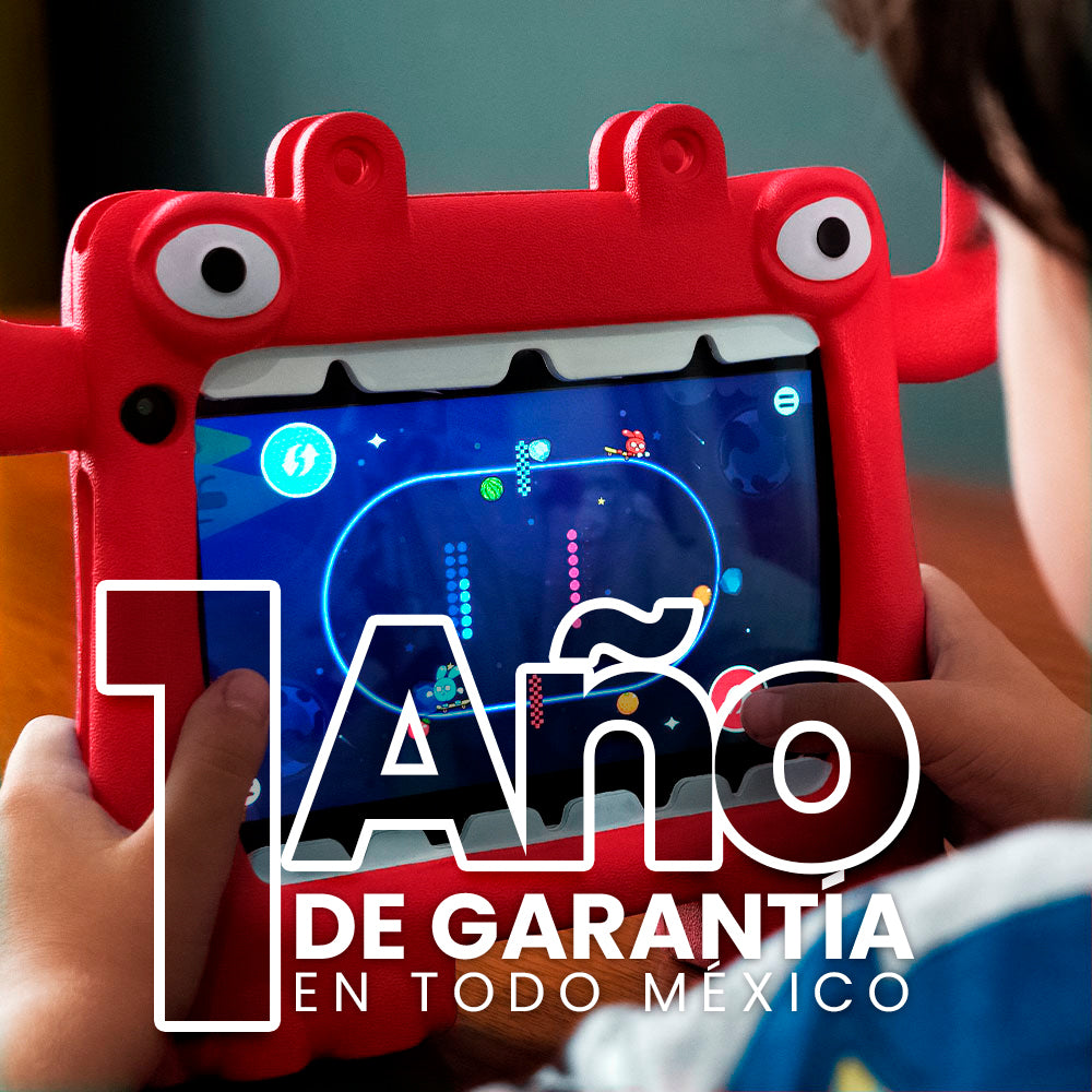 Vorago PAD-8-KIDS-RD tablet para niños 64 GB Wifi Rojo, 2 GHz, RockChip, 128 GB
