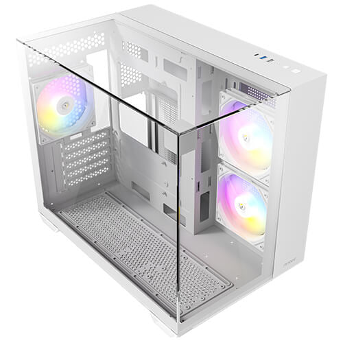 GABINETE ANTEC (CX600M TRIO ARGB WHITE_B) CX600M TRIO ARGB BLANCO, MICRO-ATX, ITX, S/FUENTE