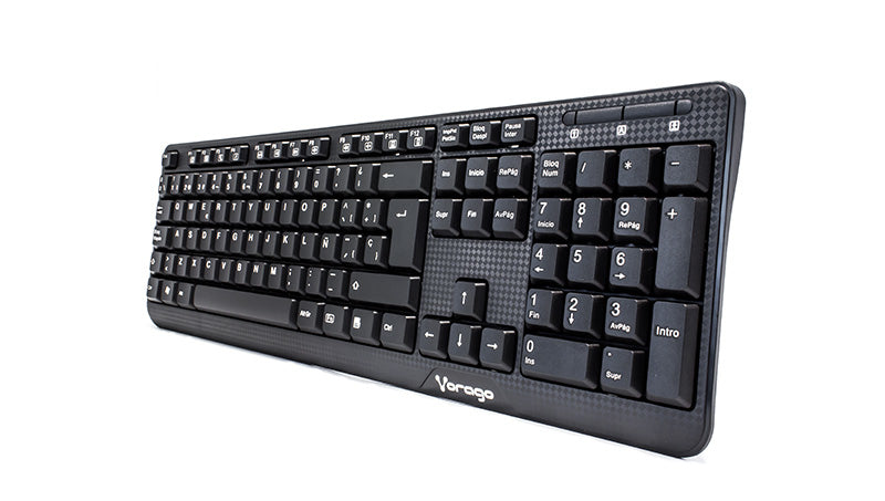 Vorago KB-102 teclado Universal USB Español Negro