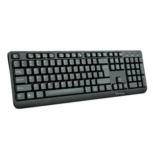 TECLADO VORAGO KB-102 MULTIMEDIA USB NEGRO