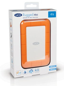 LaCie Rugged Mini Discos duros externos 4 TB 5400 RPM Unidad de disco duro