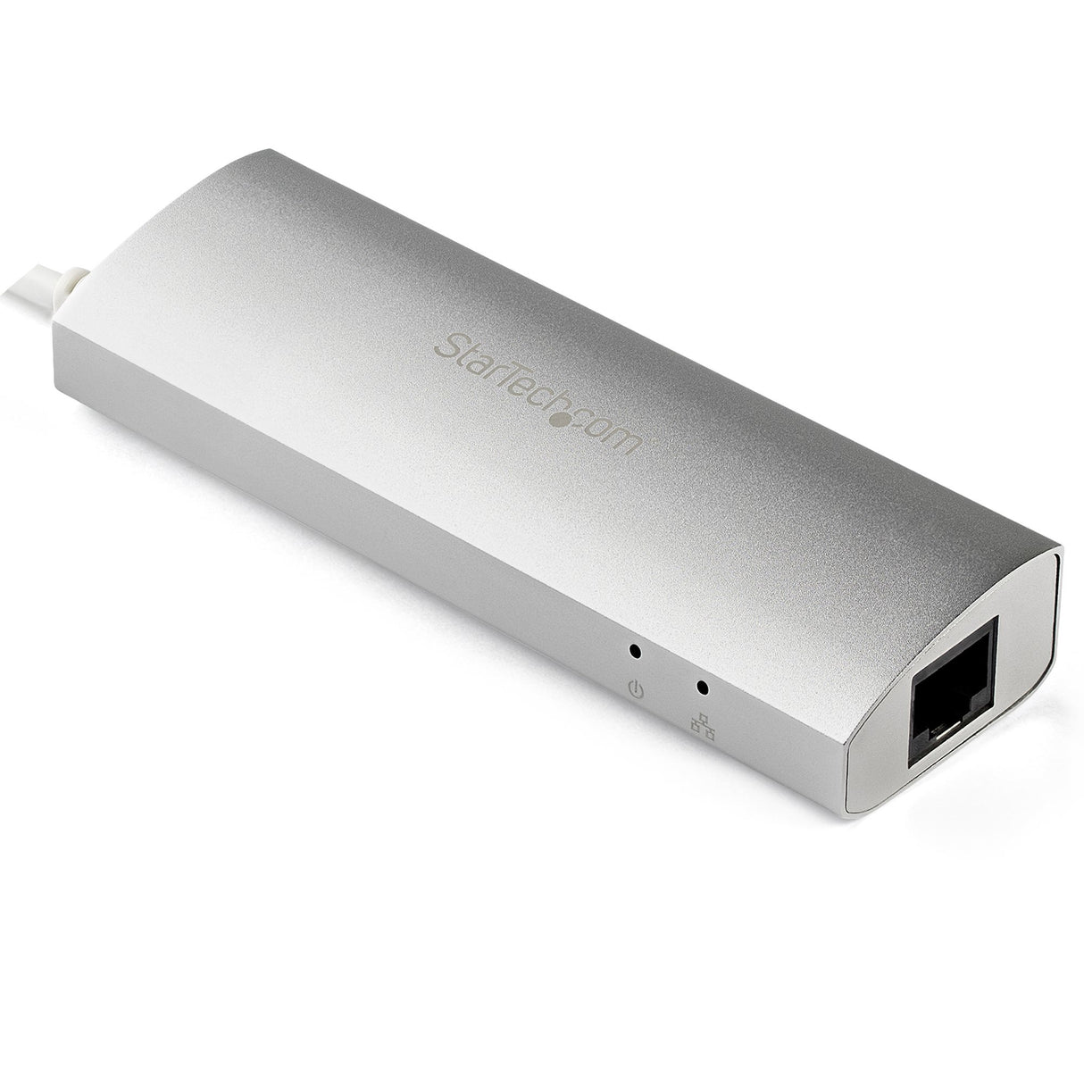 StarTech.com Hub Ladrón USB 3.0 de 3 Puertos con Adaptador de Red Ethernet Gigabit - Hub Concentrador USB-A - Alimentado por el Bus - 5Gbps - Hub USB Portátil - Carcasa Resistente tarjetas de red Alámbrico USB Ethernet 1