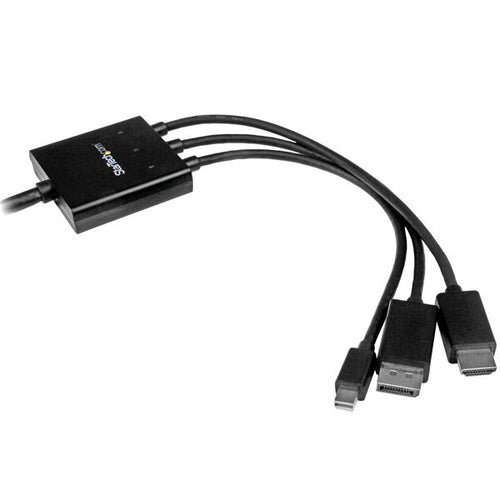 StarTech.com Cable Conversor HDMI, DisplayPort o Mini DisplayPort a HDMI de 2m - Adaptador DP y Mini DP Adaptadores de c