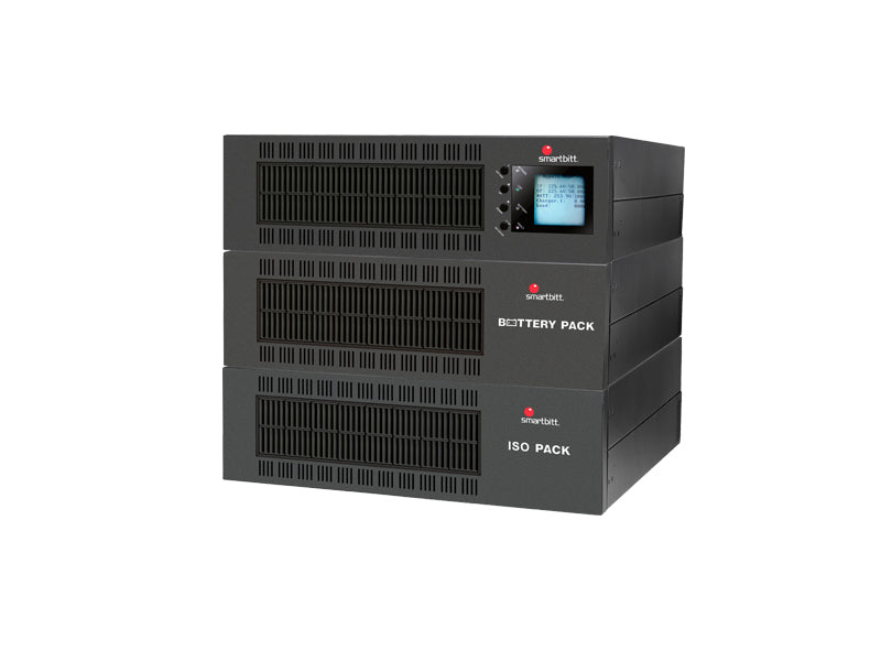 Smartbitt RT ISO 10KVA sistema de alimentación ininterrumpida (UPS) Doble conversión (en línea) 9000 W, Seno, 110 V, 300