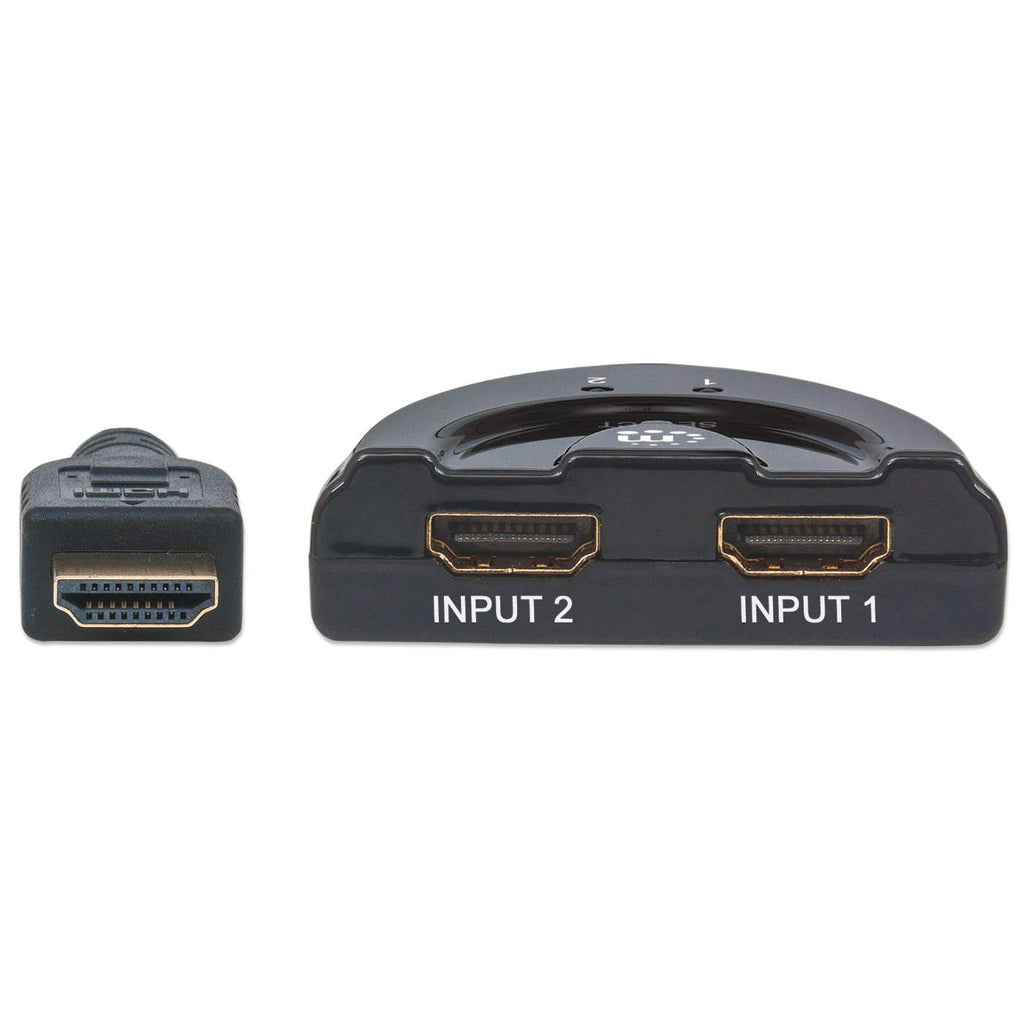 Manhattan Switch HDMI de dos puertos divisores de vídeo HDMI 2x HDMI 1.3b 2
