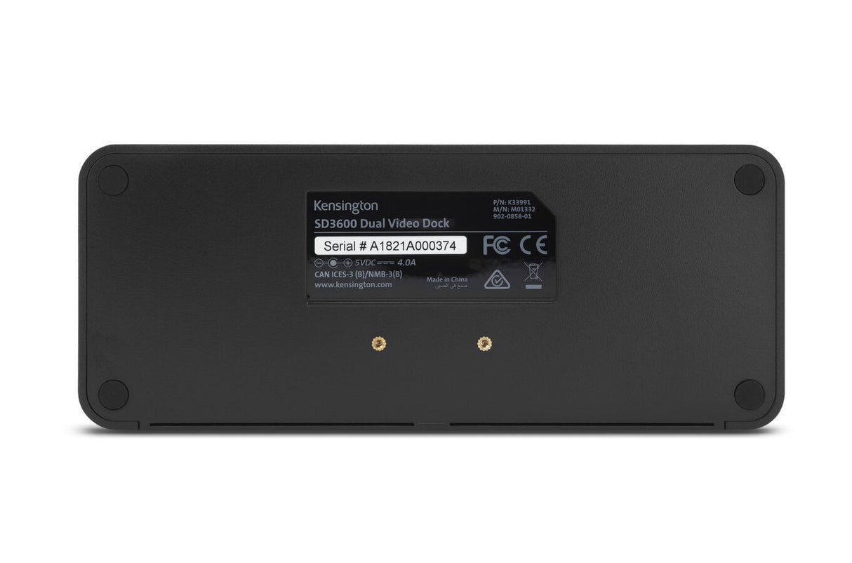 Kensington Replicador de puertos 2K dual USB 3.0 de 5 Gbps SD3600 - HDMI/DVI-I/VGA - Windows Laptop Alámbrico USB 3.2 Gen 1 (3.1 Gen 1) Type-B 4 2