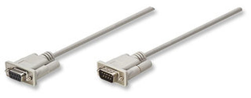 304238 - Manhattan 1.8m DB9 Cable Gris 1,8 m DB9 DB9