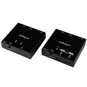 StarTech.com Extensor HDMI por Cable CAT6 con Concentrador USB de 4 Puertos - 50m - 1080p audio/vídeo extendedores Transmisor y receptor de señales AV Cat5, Cat5e, Cat6 50 m 60 Hz