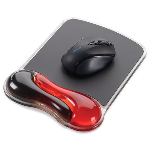 Kensington Mouse Pad DuoGel – Rojo Alfombrillas para ratón Negro, Rojo Monocromo 1 pieza(s)