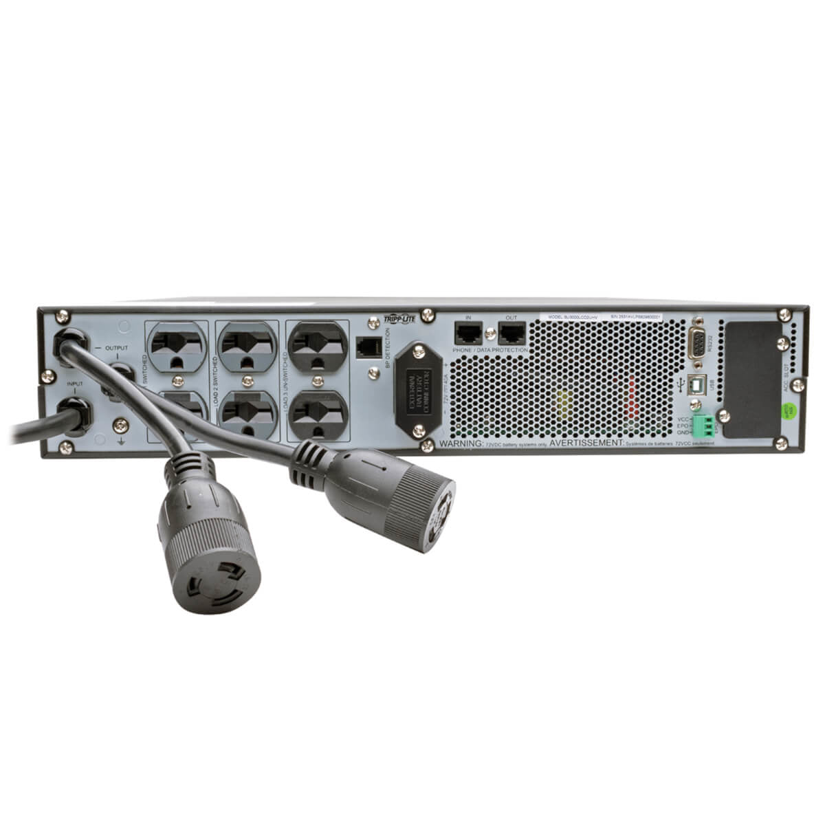 Tripp Lite SU3000LCD2UHV UPS SmartOnline de Doble Conversión de 208V / 240V 3000 VA 2.7kW - 8 Tomacorrientes, Autonomía