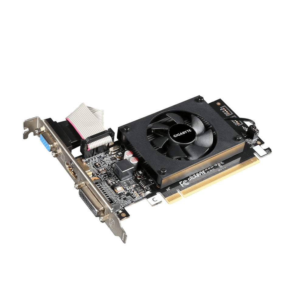 GIGABYTE GeForce GT 710 2GB tarjetas gráficas NVIDIA GeForce GT 710 954 MHz 4096 x 2160 Pixeles