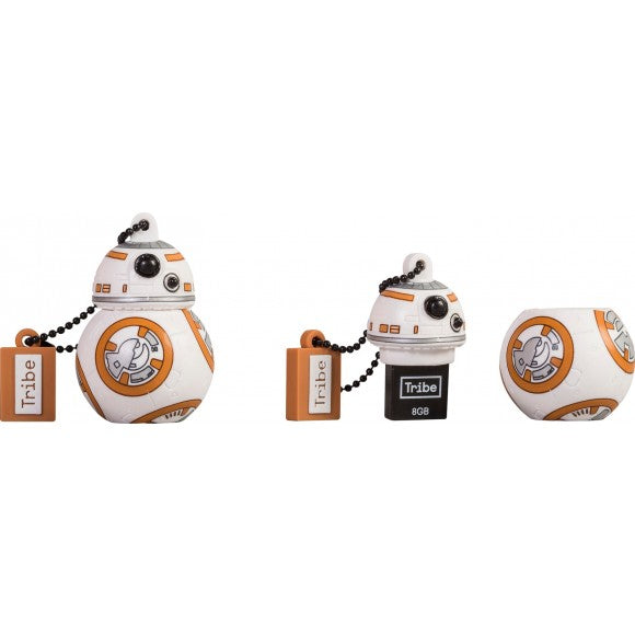 Tribe FD030404 unidad flash USB 8 GB USB tipo A 2.0 Naranja, Blanco, Otro
