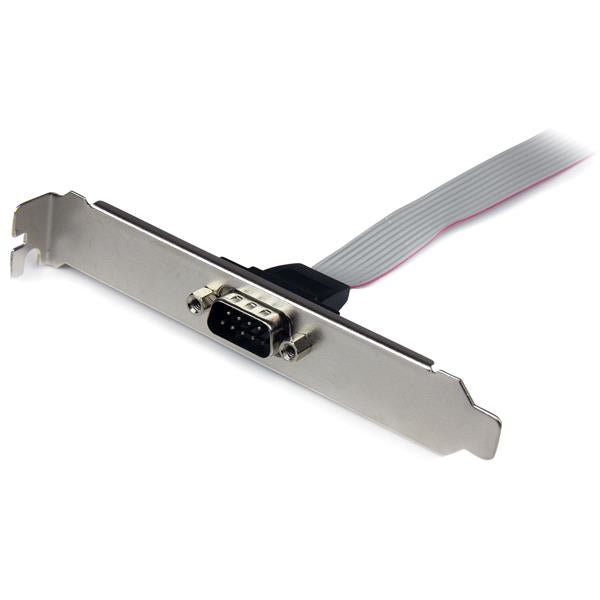 StarTech.com Adaptador de 40cm de Header Bracket Serie DB9 RS232 a IDC 10 Pines para Placa Base - Cabezal Serial tarjetas y adaptadores de interfaz IDC De serie 1 RS-232