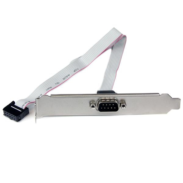 StarTech.com Adaptador de 40cm de Header Bracket Serie DB9 RS232 a IDC 10 Pines para Placa Base - Cabezal Serial tarjetas y adaptadores de interfaz IDC De serie 1 RS-232