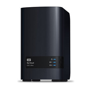 Western Digital My Cloud EX2 Ultra NAS Marvell Armada 385 1 GB DDR3 8 TB Unidad de disco duro Negro