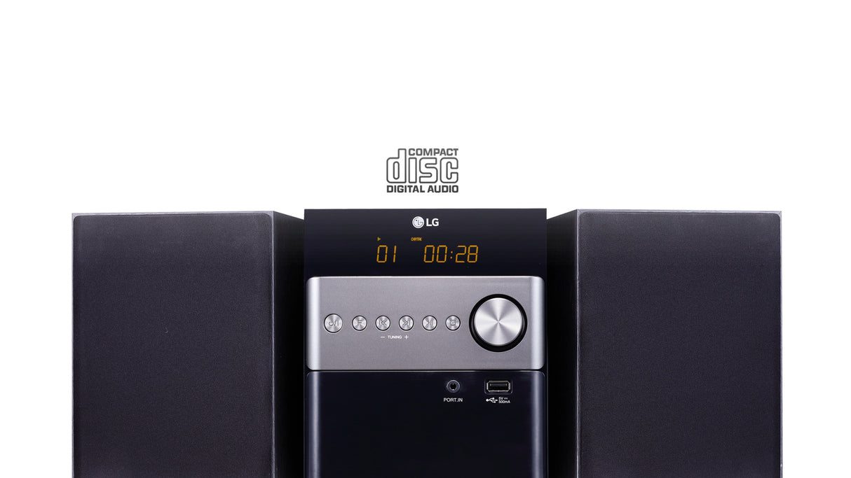 LG CM1560 sistemas de audio para el hogar Negro Si Parte superior De 1 vía
