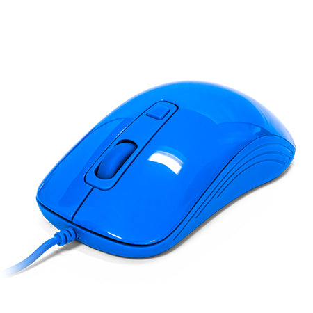 Vorago MO-102 ratón Oficina USB tipo A Óptico 1600 DPI, Azul, AC-415873-3