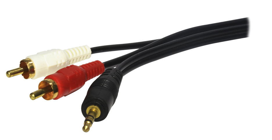 CABLE XCASE AUDIO 3.5 STEREO- RCA X2(R/L) 1.8 METROS