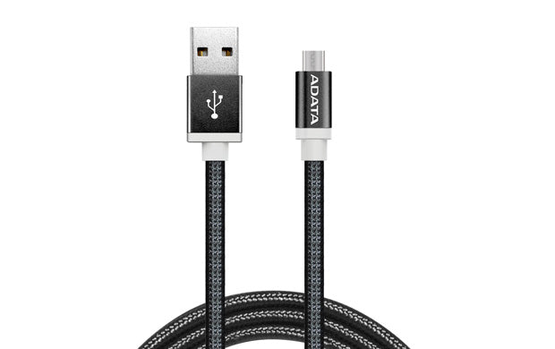 ADATA 1m, USB2.0-A/USB2.0 Micro-B Cable USB 2.0 USB A Micro-USB B Macho/Macho