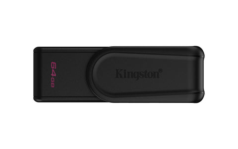 Kingston Technology 64GB Portable USB 3.2 Gen 1 DataTraveler Exodia S (Black/Black) Memoria Flash 64 GB USB tipo A 3.2 Gen 1 (3.1 Gen 1) Si