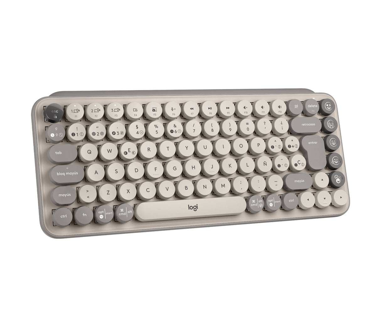 Logitech POP Keys Teclado Logitech Tactile Universal Inalámbrico Bluetooth