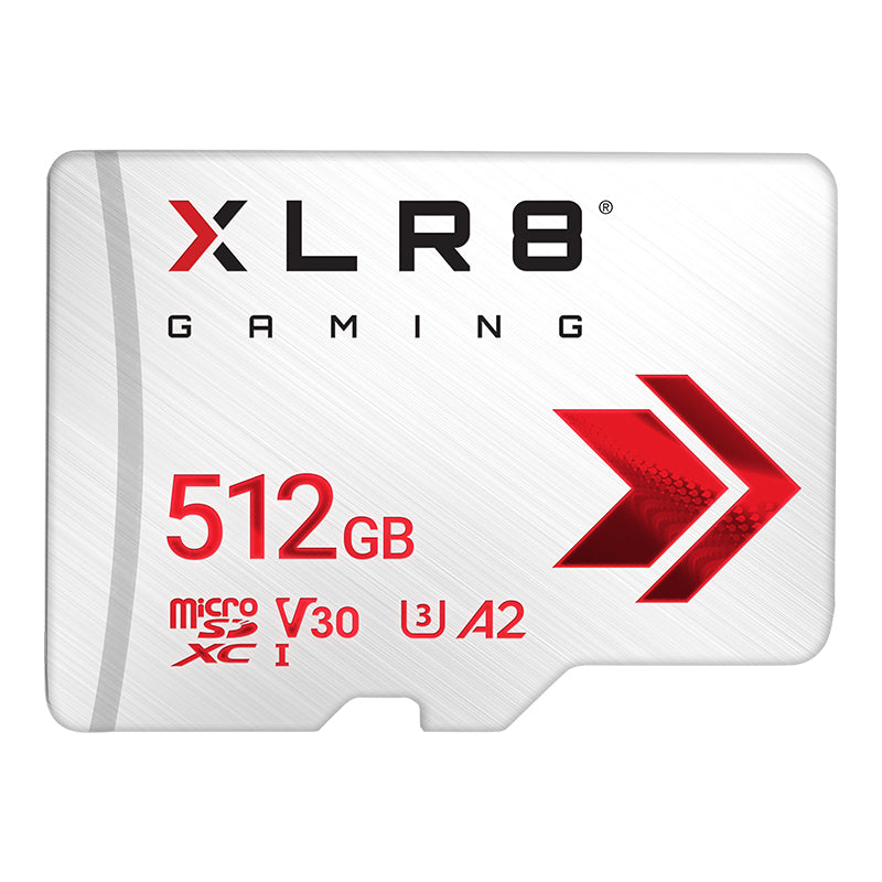PNY XLR8 Gaming 512 GB MicroSD UHS-I Clase 10, 100 MB/s, P-SDU512V32100XLR-GE