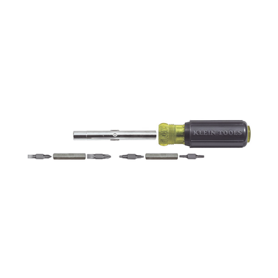 32500-12CS-SEN - Desarmador Multipunta, 11 en 1, con Puntas Phillips, Ranuradas, Cuadradas y Torx.