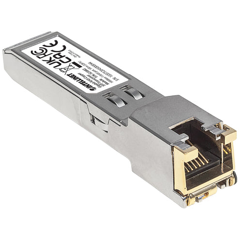 Intellinet Module émetteur-récepteur de réseau SFP RJ45 Gigabit, 1000Base-T, 100 m, conforme MSA, équivalent Cisco GLC-T